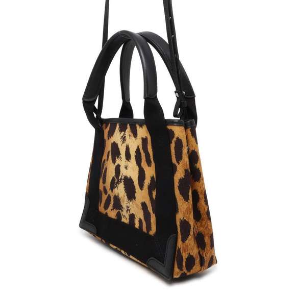 Balenciaga Blue Leopard Hippo Handbag - Picture 1 of 16